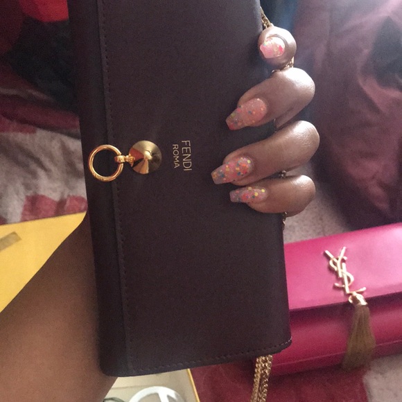 Fendi WOC Wallet On Chain  💯 Authentic!!! - Picture 1 of 5